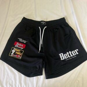 Better Brand racing collection mesh shorts